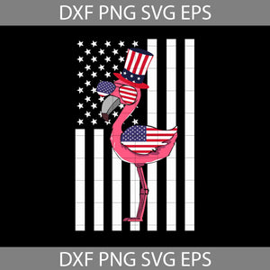 American Flag Pink Flamingo Patriotic 4th of July svg, America Svg, 4th of July Svg, Cricut file, clipart, svg, png, eps, dxf