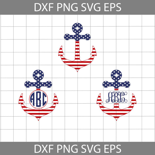 4th of July Anchor svg, America svg, Bundle, Indendence day svg, cricut file, clipart, svg, png, eps, dxf