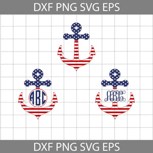 4th of July Anchor svg, America svg, Bundle, Indendence day svg, cricut file, clipart, svg, png, eps, dxf