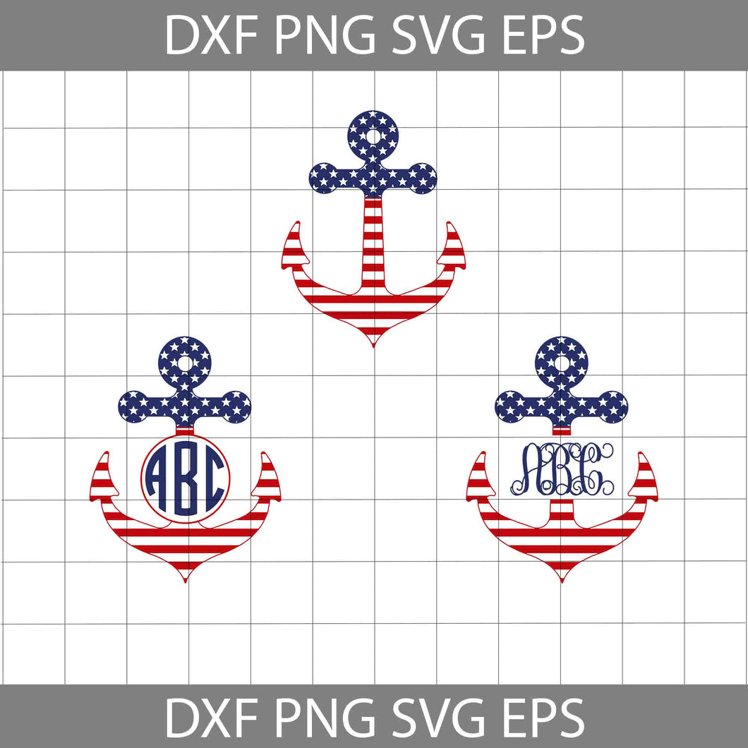 4th of July Anchor svg, America svg, Bundle, Indendence day svg, cricut file, clipart, svg, png, eps, dxf