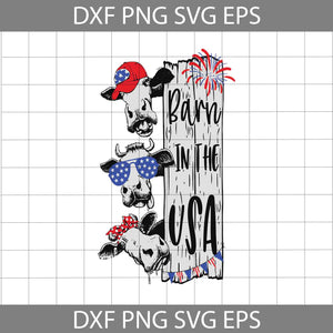 July 4th Cow Svg, 4th of July Svg, American Flag Svg, Independence day svg, Cricut File, Clipart, svg, png, eps, dxf