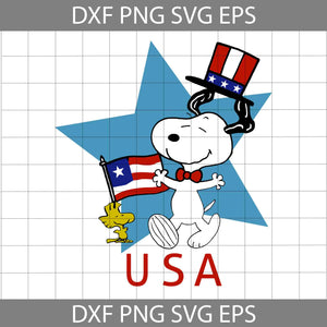 Snoopy America svg, America svg, 4th of july svg, Independence day svg, cricut file, clipart, svg, png, eps, dxf