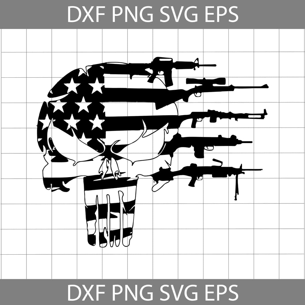 Rifle Flag Svg, Gun Flag Svg, Gun American Flag Svg, Rifle USA Flag Svg, American Flag, 4th Of July Svg, Independence Day Svg, cricut file, clipart, svg, png, eps, dxf